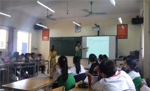 Trường THCS Phúc Lợi tham dự chuyên đề báo cáo tiết dạy thi GVG cấp TP môn Ngữ văn tại THCS Đức Giang